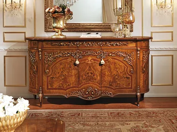 REGGENZA LUXURY - Wood veneer sideboard with doors by Barnini Oseo - view 2